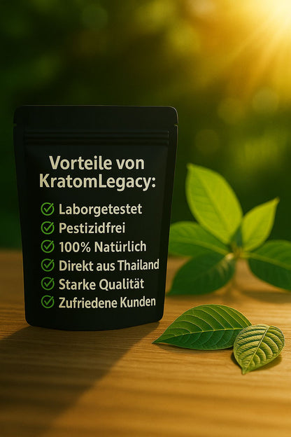 Legacy Daily – Premium Kratom aus Thailand für Energie, Fokus & innere Ruhe